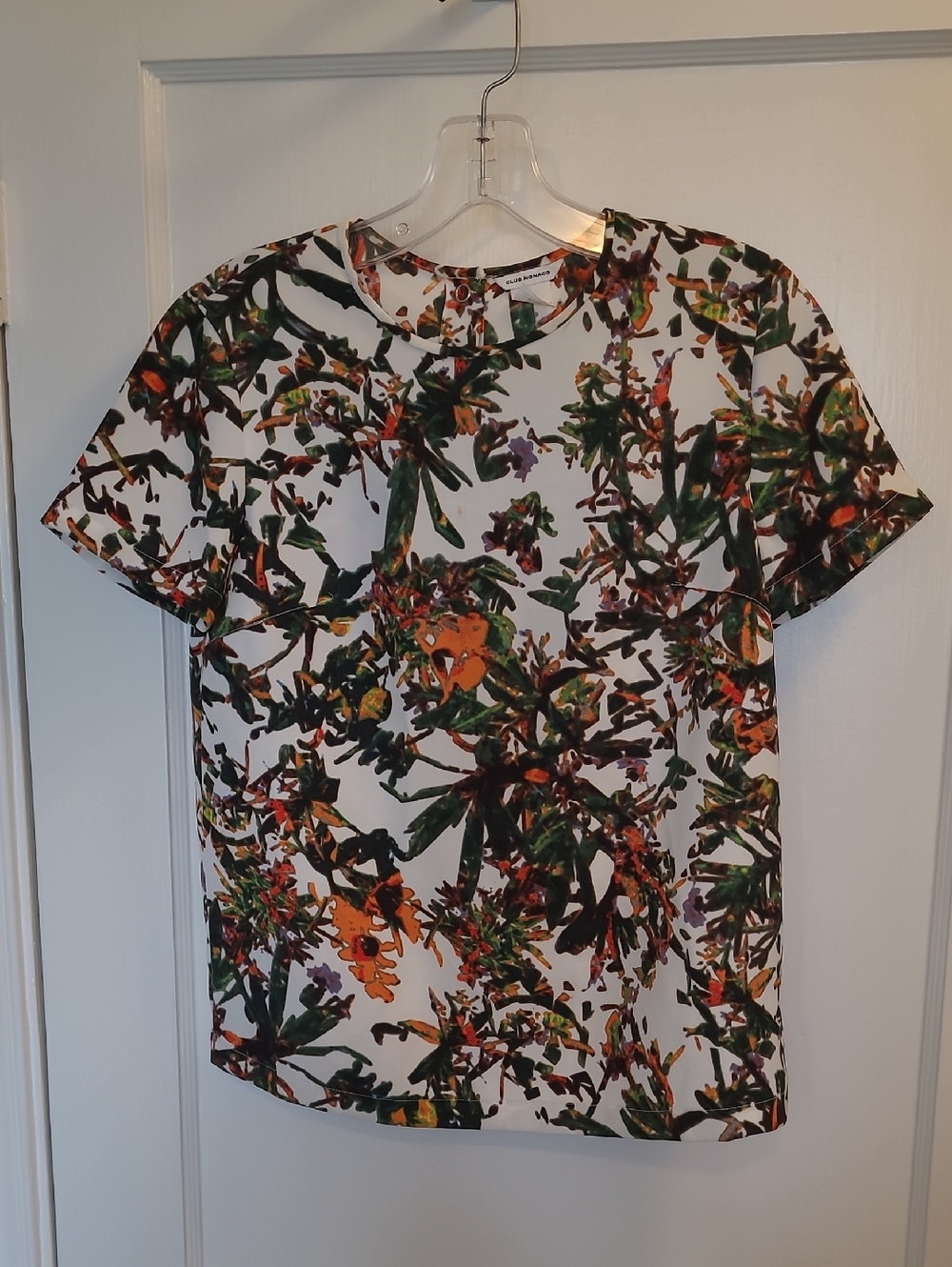 Club Monaco Floral Print Top